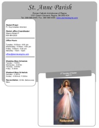 April 11th, 2021 Bulletin