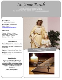 August 22nd, 2021 Bulletin