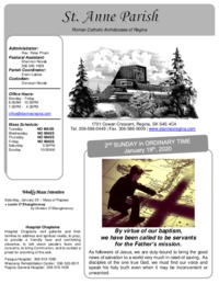 January 19, 2020 Bulletin