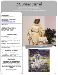 July 18th, 2021 Bulletin