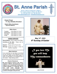 May 14th, 2023 Bulletin