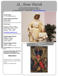 May 16th, 2021 Bulletin