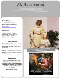September 5th, 2021 Bulletin